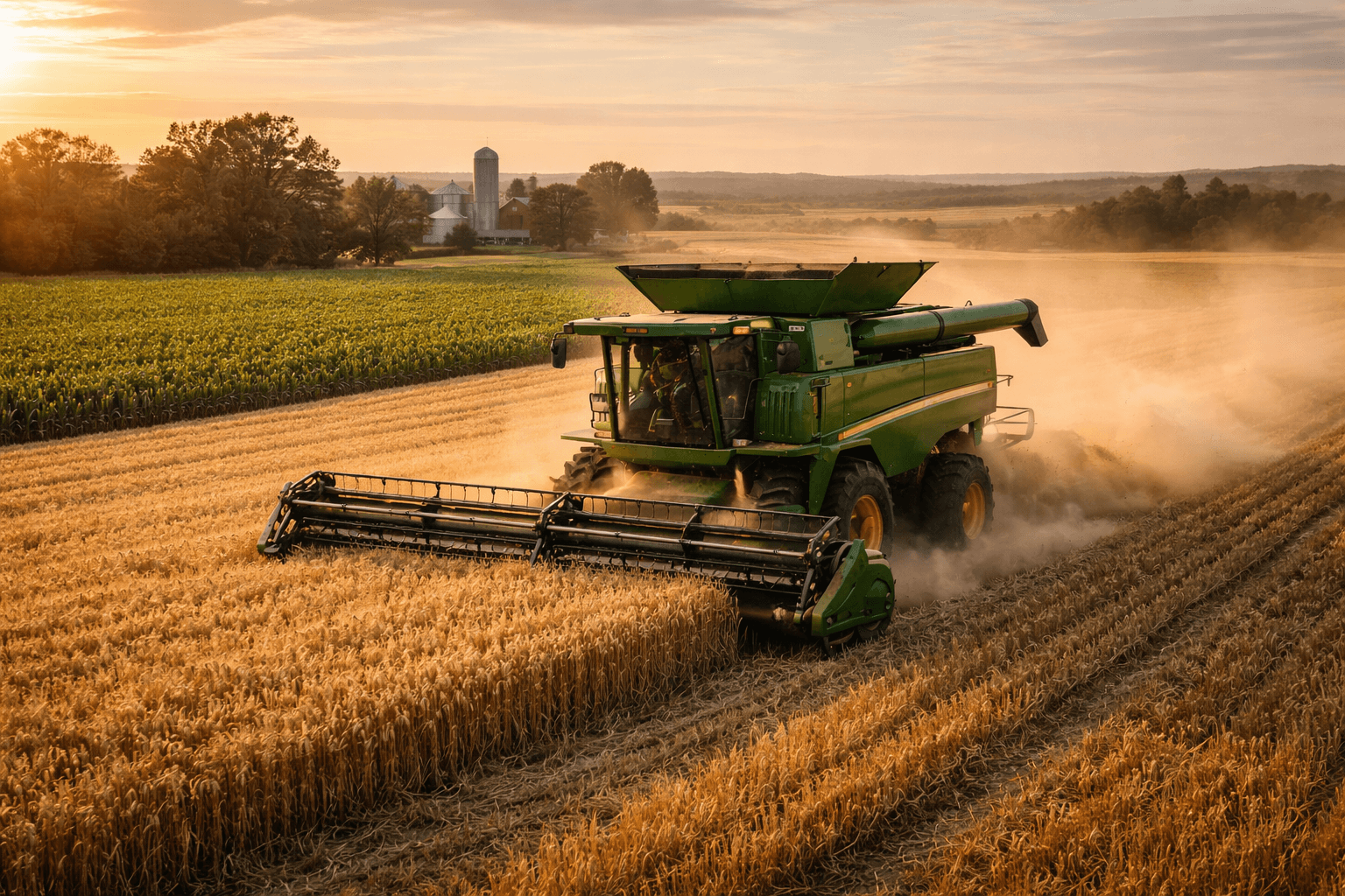 Agricultural machinery representing Plex mission